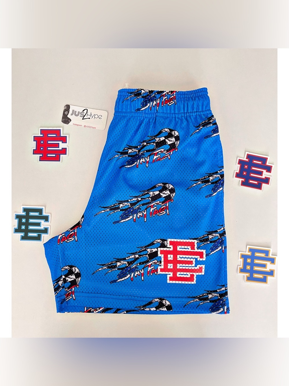 Eric Emanuel X Matty Boy EE Shorts Core Blue 'Brand New